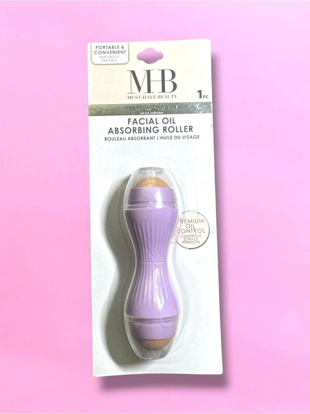 MB Facial Oil Absorbing Roller in Purple